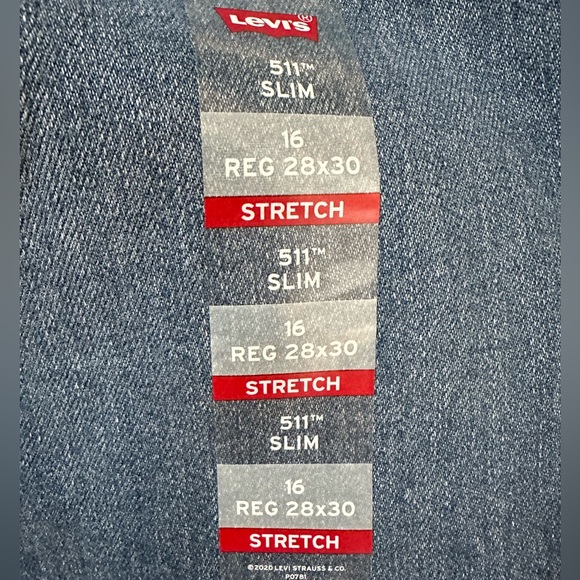 NWT Levi’s Jeans 511 Slim, Men’s 28x30 - Picture 5 of 11